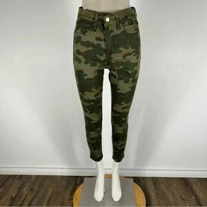 Gap Camo True Skinny Ankle High Rise Jeans Camouflage Pants 27x27